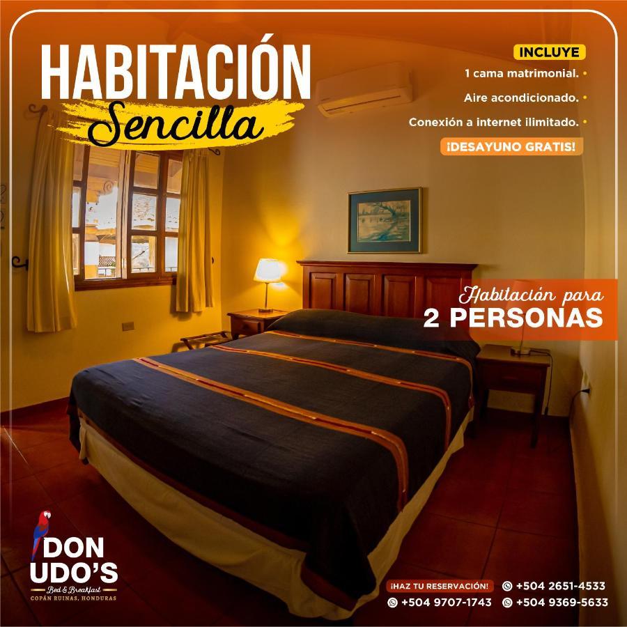 Hotel Don Udos Bed & Breakfast Copán Exteriér fotografie