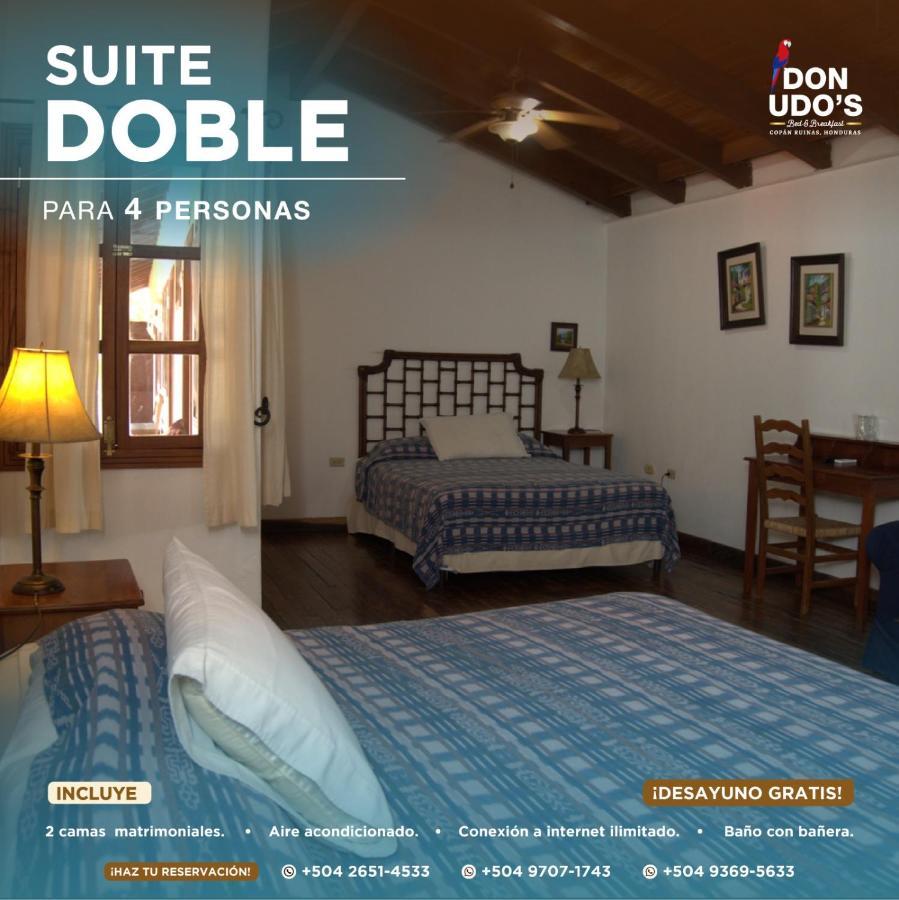 Hotel Don Udos Bed & Breakfast Copán Exteriér fotografie