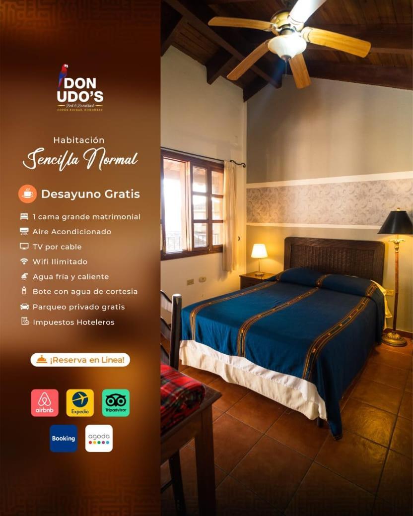 Hotel Don Udos Bed & Breakfast Copán Exteriér fotografie